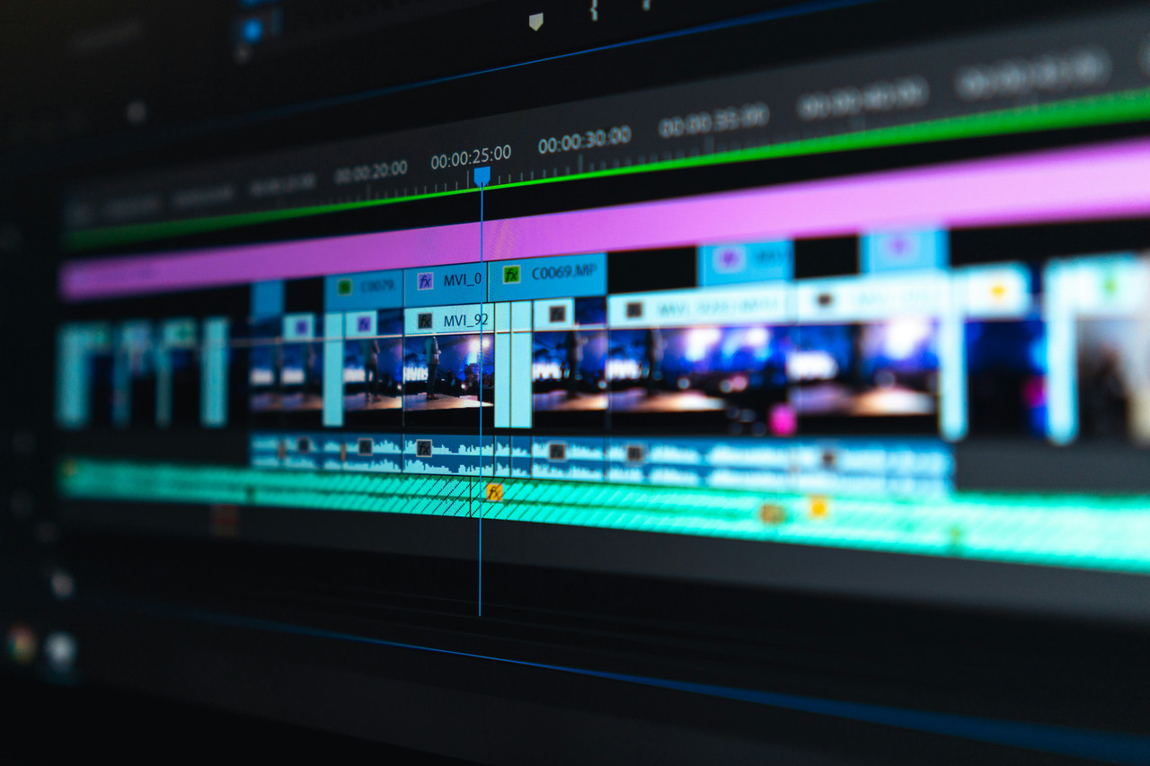 Video Editing Timeline Background