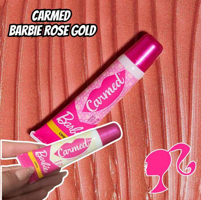 Hidratante Labial Carmed Barbie Rose Gold