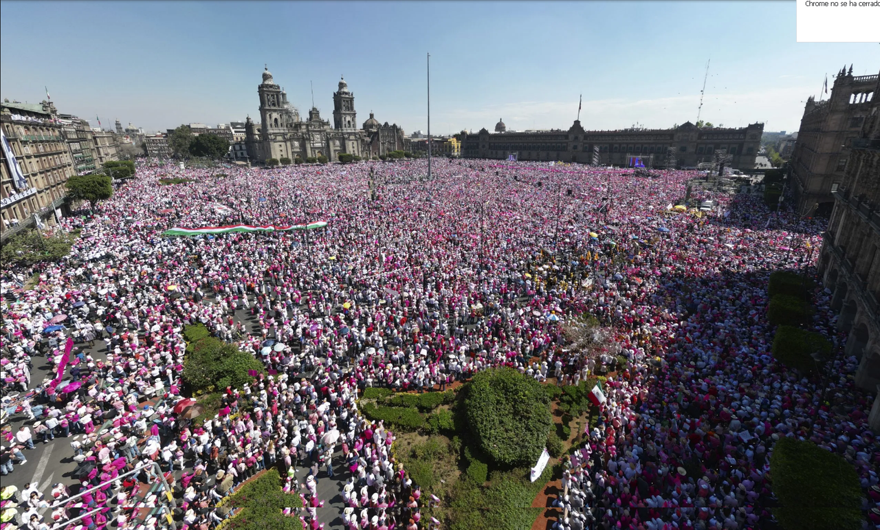 Vuelven a diferir organizadores y gobierno de la CDMX en el número de manifestantes
