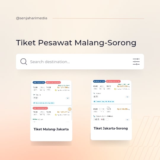 Penerbangan Malang-Sorong Traveloka