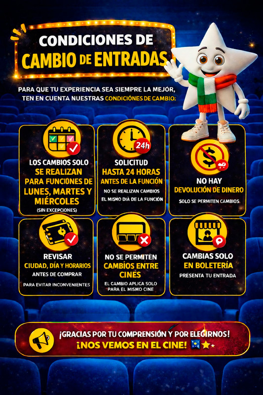 Condiciones de cambio de entradas