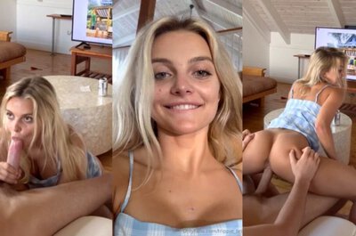 OnlyFans – Trippie Bri – Watching Football Sex Tape