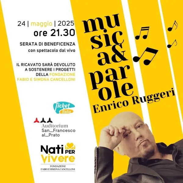 Al Sanfra di Perugia dal 24 maggio 2025 c’è La cura della gioia tra lab, convegno, concerto di Enrico Ruggeri e solidarietà