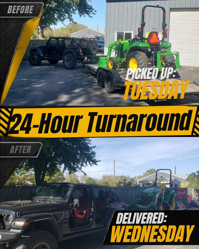24 Hour Turnaround Delivery Service for Small Engines in St. Charles