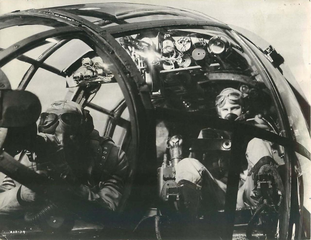 1969 Battle of Britain Movie Still of Crew in Heinkel Bomber