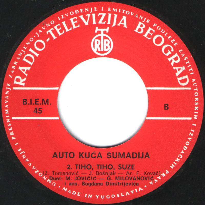 Grozda Milovanovic i Marko Jovicic 1971 sB