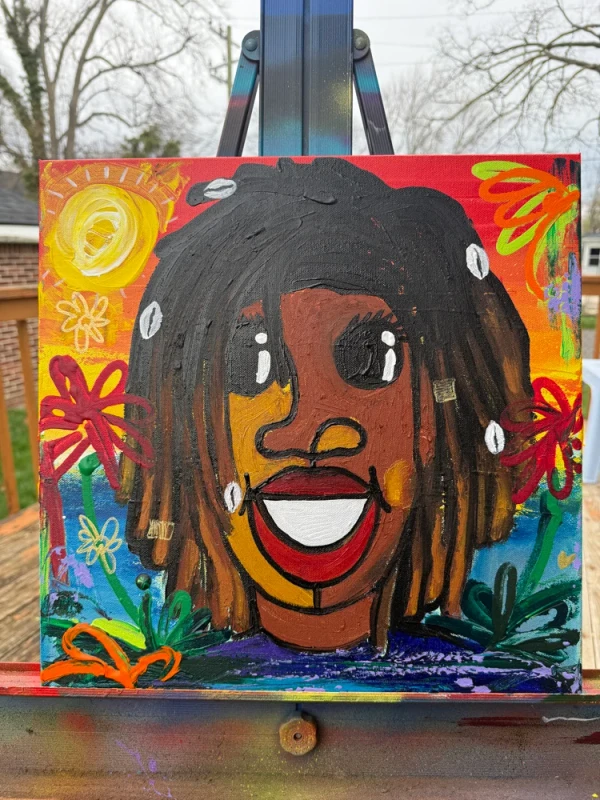 Oils and Locs — Phillip Simpson painting