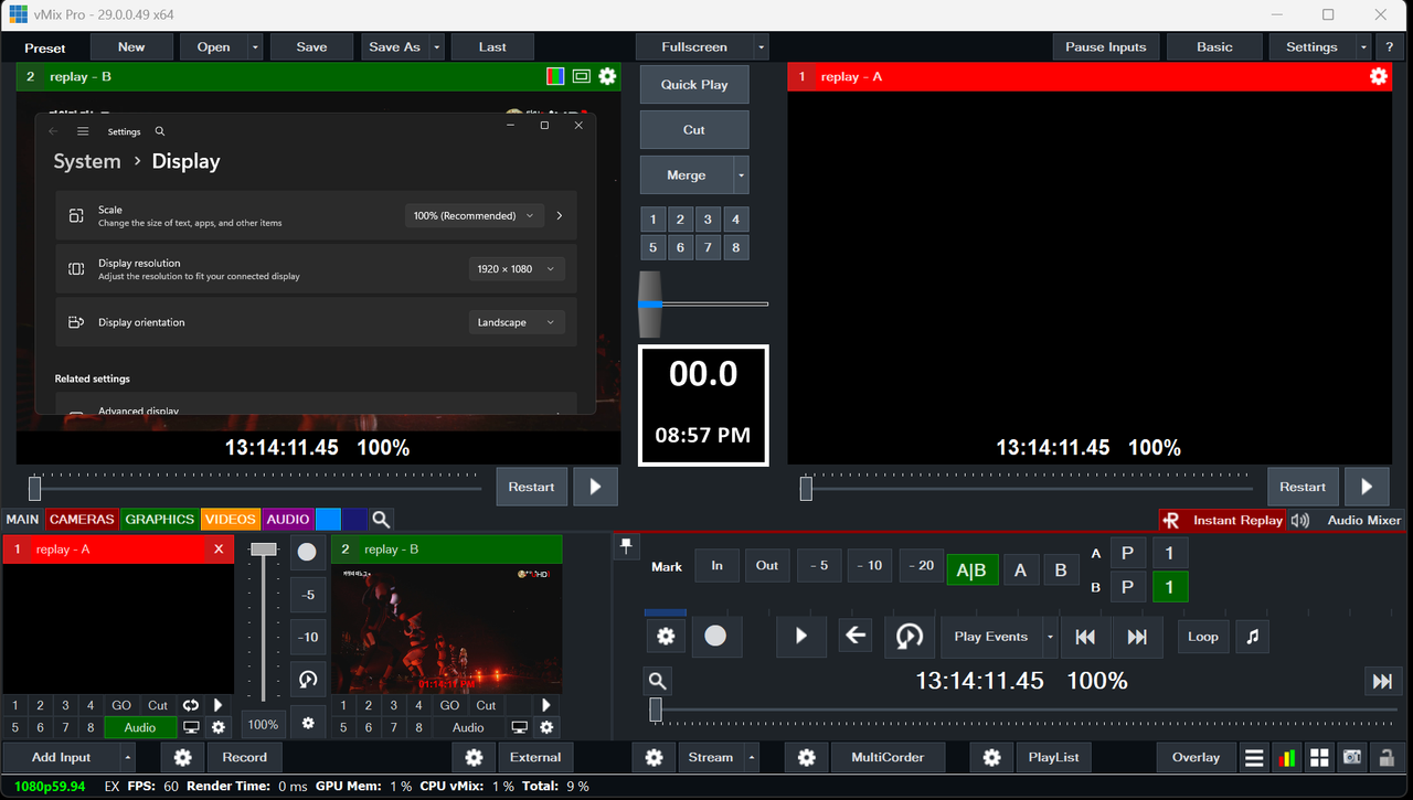 v Mix screen shot
