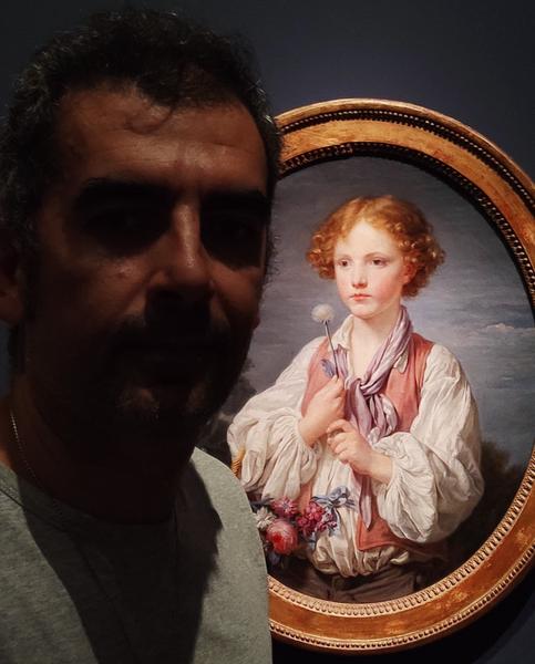 Exposiciones dos días antes del robo en el Louvre. - París: Exposición Jacques-Louis David, Sargent, Greuze y Georges de la Tour (154)