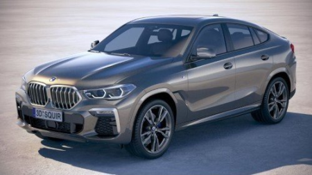 BMW X6 M50i 2020 3D Model