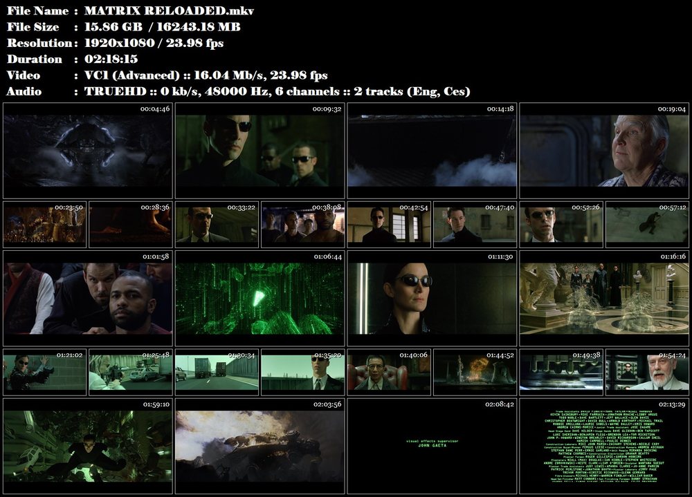 Re: Matrix Reloaded / Matrix Reloaded, The (2003)