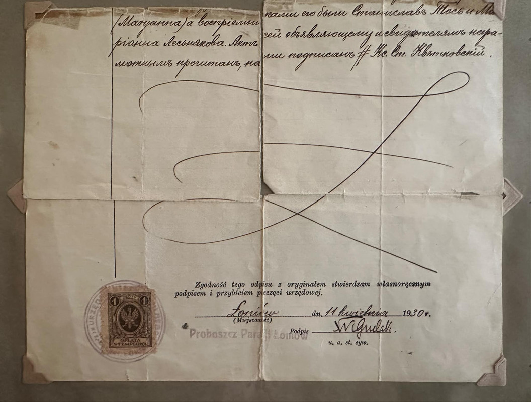 Marianna Rzepka akt urodzenia 1