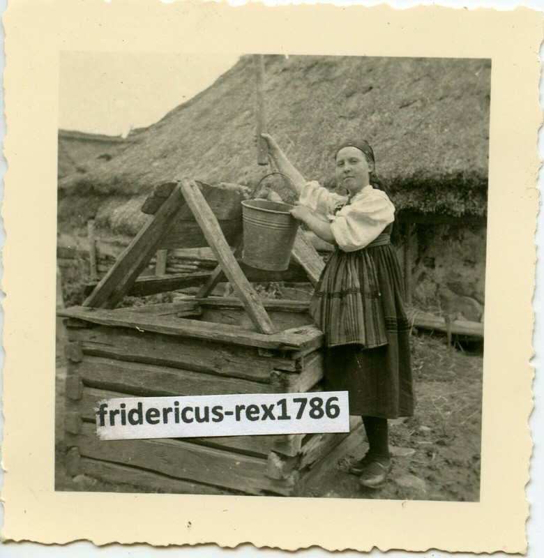 10 Fotos Polen 1940 Land Leute Kinder Bauern Viehhirte Pol. Jugend Häuser5