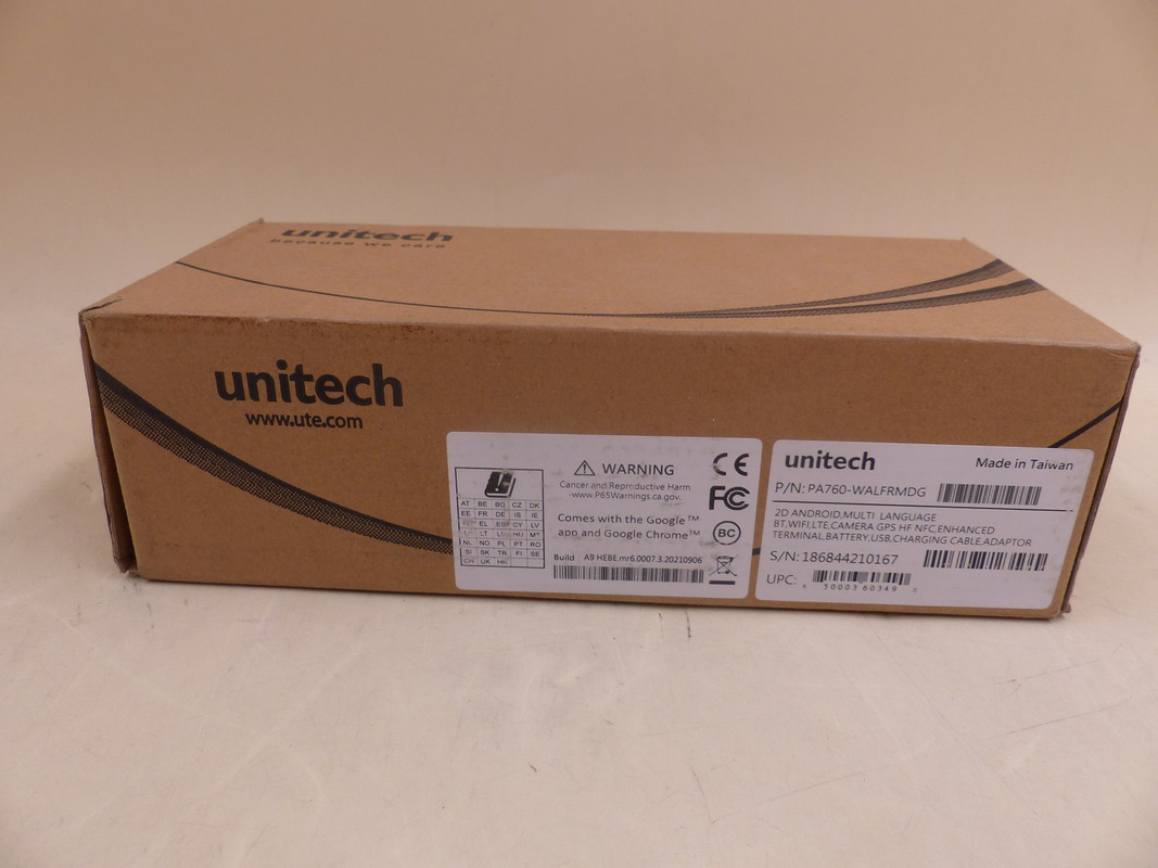 UNITECH PA760 MOBILE HANDHELD COMPUTER BARCODE SCANNER PA760-W1LFRMDG