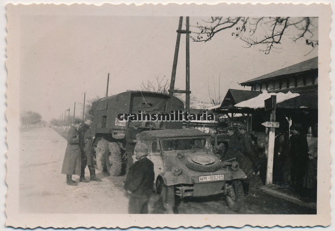 Orig. Foto Volkswagen Kübelwagen Typ 82 englisch