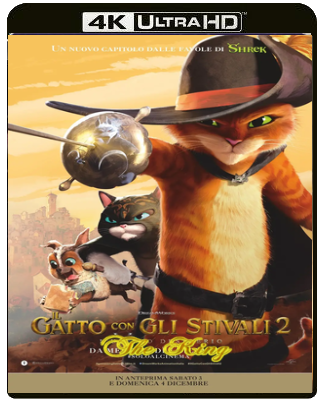 Il gatto con gli stivali 2 - L'ultimo desiderio (2022).mkv UHD VU 2160p H265 HDR DV HEVC E-AC3+AC3 ITA THD+AC3 ENG
