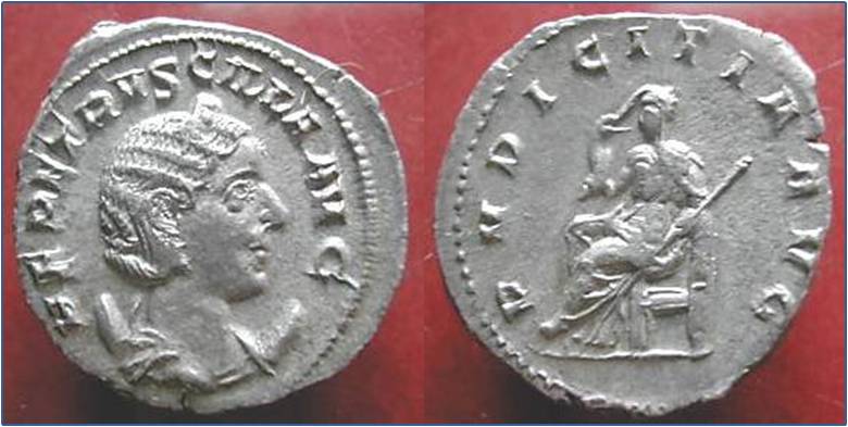 Antoniniano de Herennia Etruscilla. PVDICITIA. Pudor sedente a izq. Roma 249-a-251-Romana-Antoniano-de-Herennia-Etruscilla-Esposa-de-D-cio1-prata