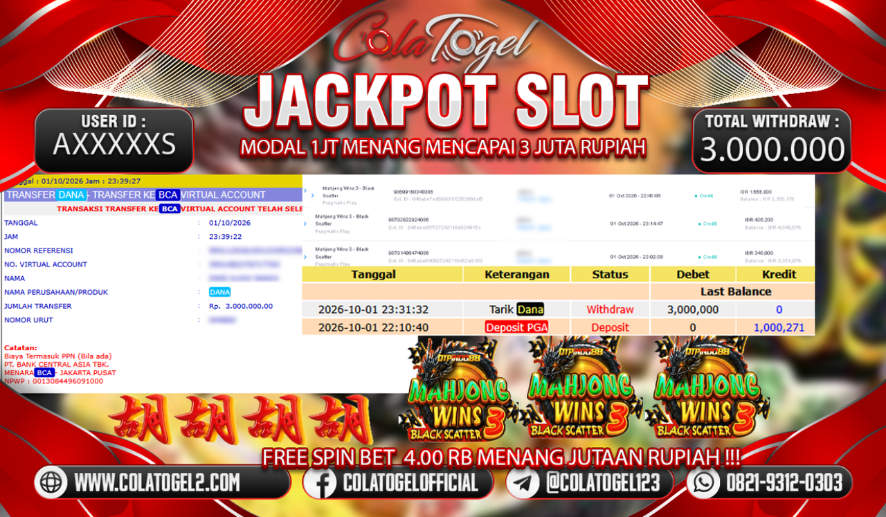 JACKPOT SLOT GACORR !!!