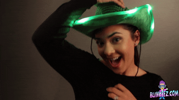 Light Up LED Sequin Cowboy Hat