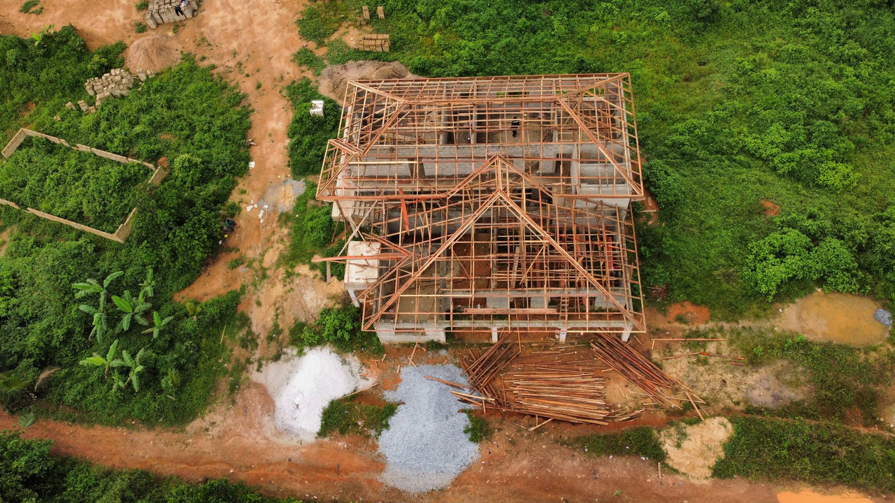 Residential metal roofing project