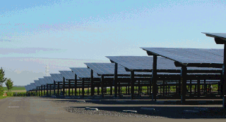 Des ombrières solaires