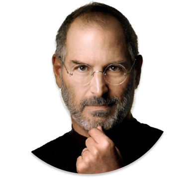 portrait of Stebve Jobs