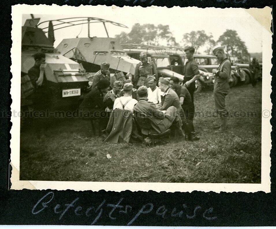 Fotos- PZ RGT 3 PANZERSPÄHWAGEN IN JAROSLAW POLEN 1939