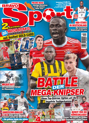Cover: Bravo Sport Magazin No 10 vom 01 September 2022 Cover: Bravo Sport Magazin No 10 vom 01 September 2022