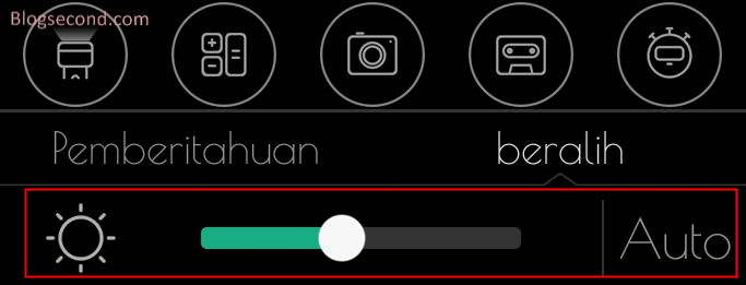 Mengatur Kecerahan Layar Android Melalui Panel Notifikasi
