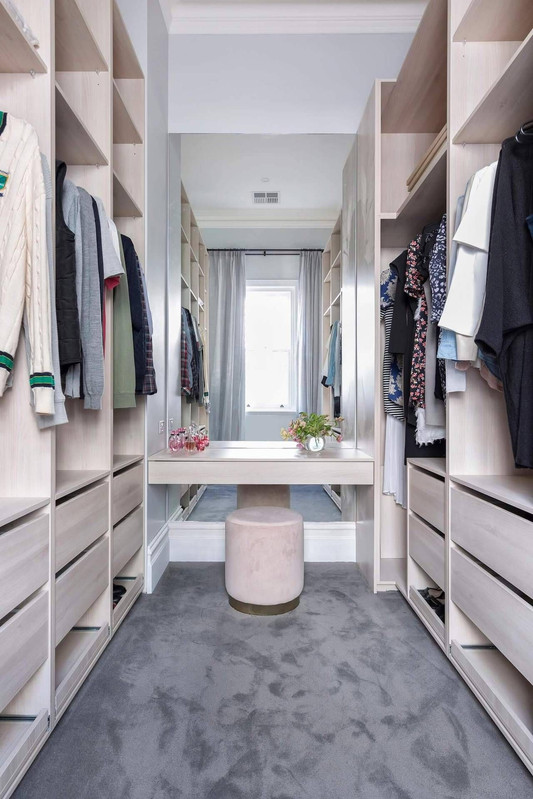 Vanity walk-in closet, Los Gatos