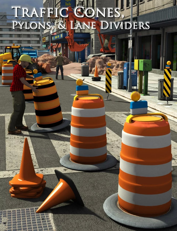 Traffic Cones, Pylons, and Lane Dividers