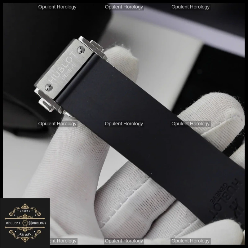 Hublot Big Bang Tourbillon Skeleton 44mm Steel Manual Wind Rubber Strap