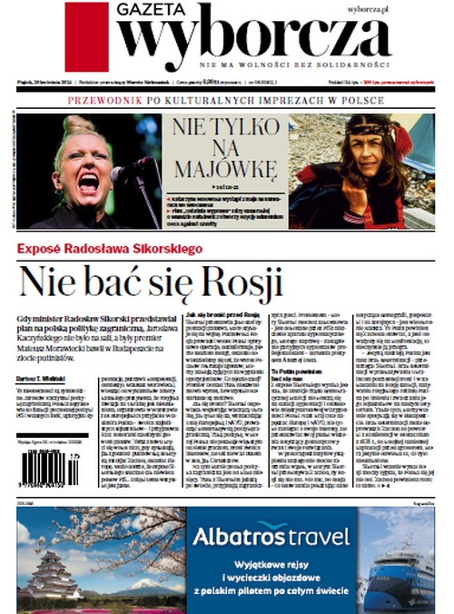 Gazeta Wyborcza 26.04.2024