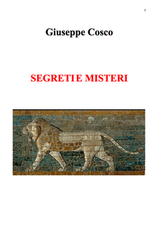 Giuseppe Cosco – Segreti e Misteri (2013)