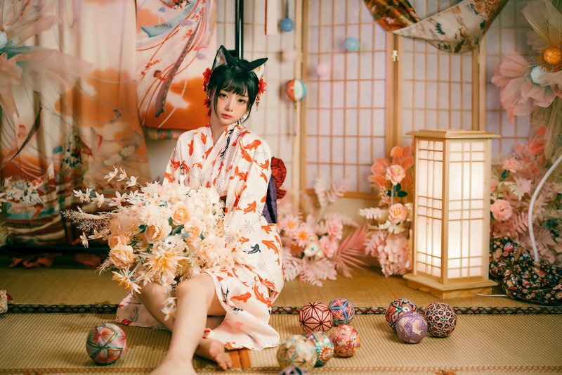 落落Raku 成人式 和风主题写真 57P插图1