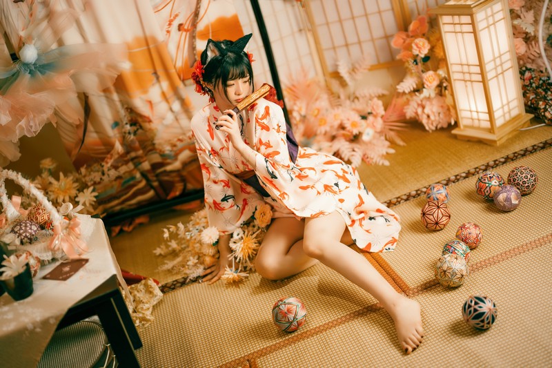 落落Raku 成人式 和风主题写真 57P插图3