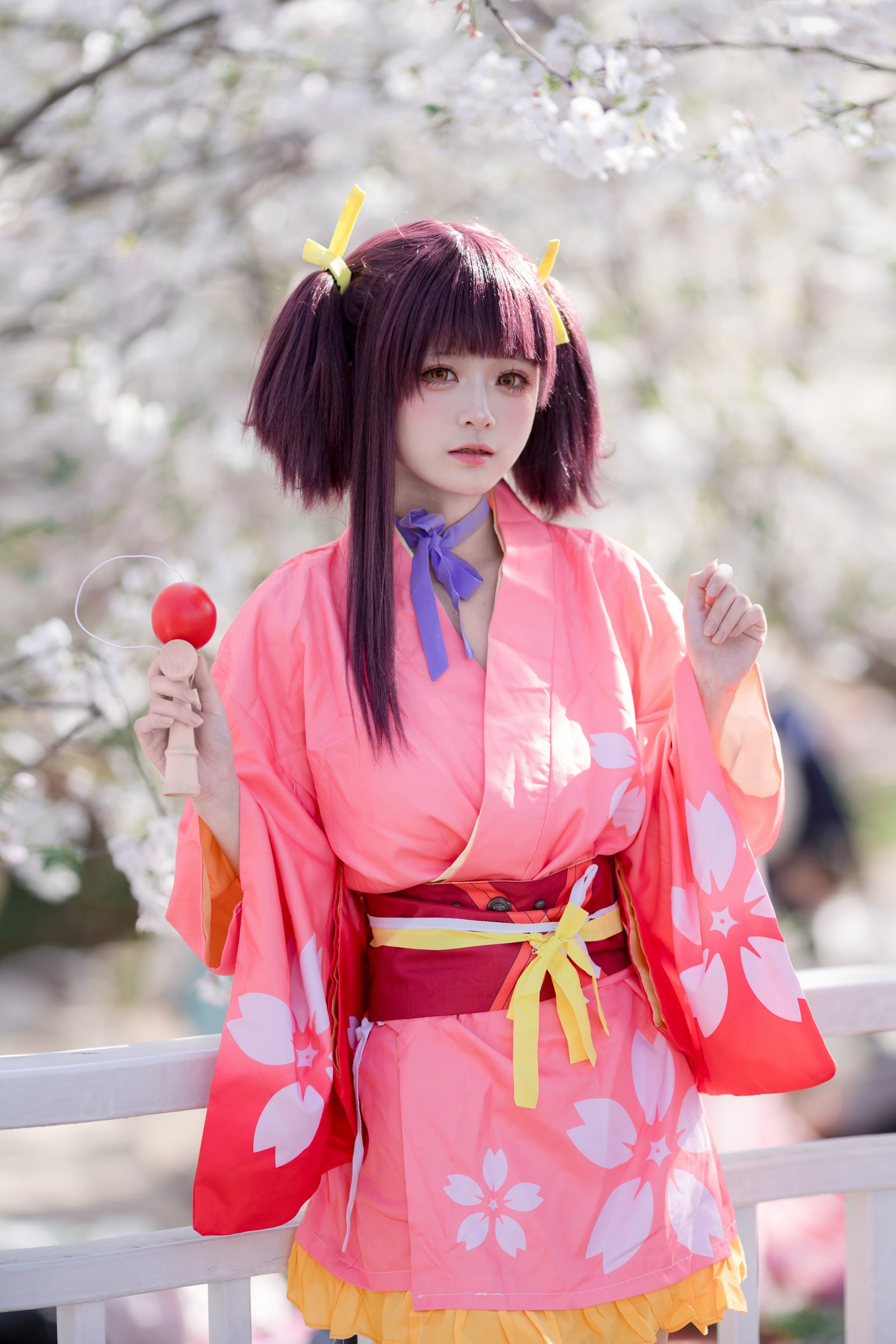 九柒喵 – 甲铁城的卡巴内瑞 无名和服 COS（34P-145M）和风主题高质写真插图