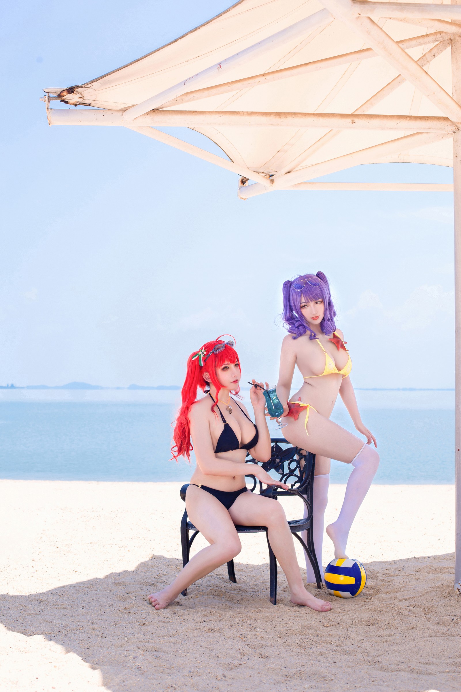 刺青Poi 沙滩排球 Cosplay｜夏日主题 写真合集（含隼隼子）【40P｜667.8MB】插图7
