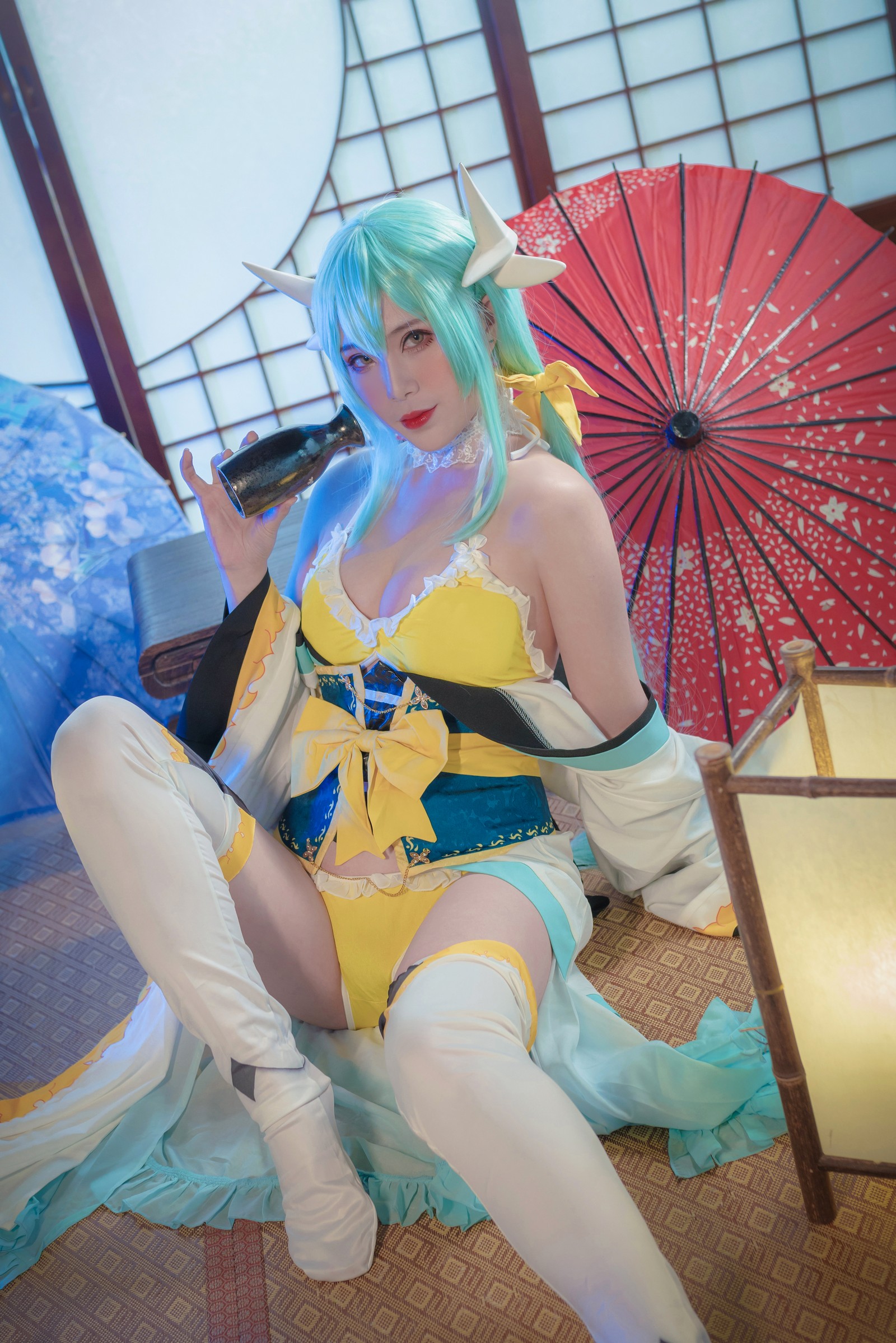 羊大真人 – 清姬泳装 Cosplay 高清写真集（18P-179.5MB）Fate 系列插图7