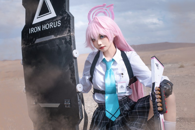 艾西Aiwest 星野Cosplay写真图集 碧蓝档案角色高清美图 49P (290.6M)插图9