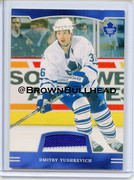 2002-03 BAP First Edition Jerseys #FE-033 [Dimitri Yushkevich] [Toronto Maple Leafs] [~100] [swatch=