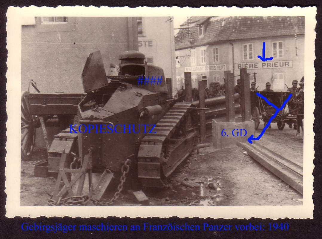 Französischer Panzer`40,6.GD,Panzer,Tank,France,