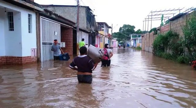 Lluvias en Anzoátegui