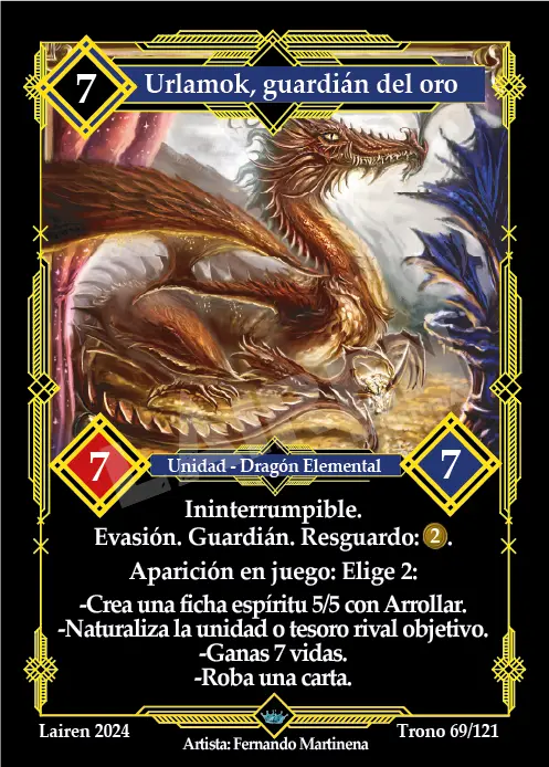 URLAMOK, GUARDIAN DEL ORO