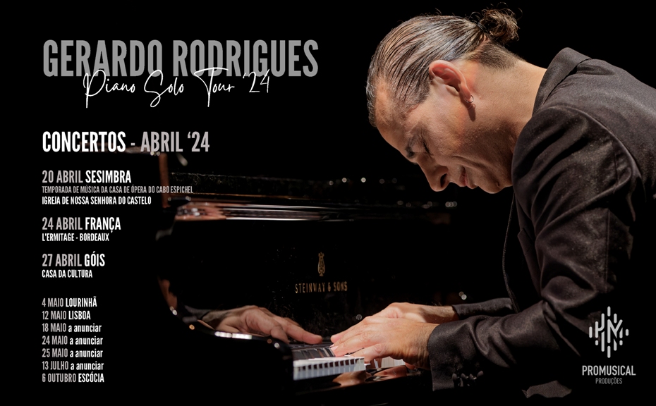 DE LISBOA A BORDÉUS: GERARDO RODRIGUES LEVA ARTE DO PIANO A NOVOS HORIZONTES