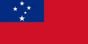 1 Tala de 1974. Samoa. 1280px-Flag-of-Samoa-svg