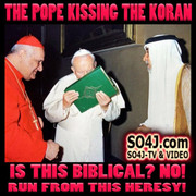 pope jp2 kissing the koran