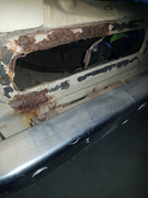 passenger tail light surround