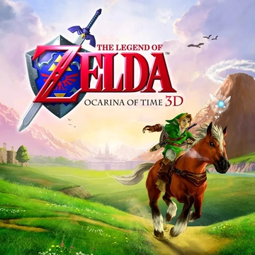 The Legend of Zelda: Ocarina of Time 3DS box art