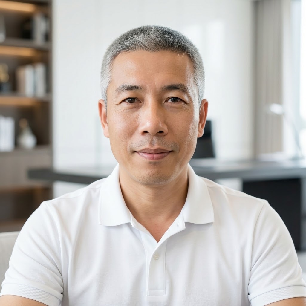 Polo trắng